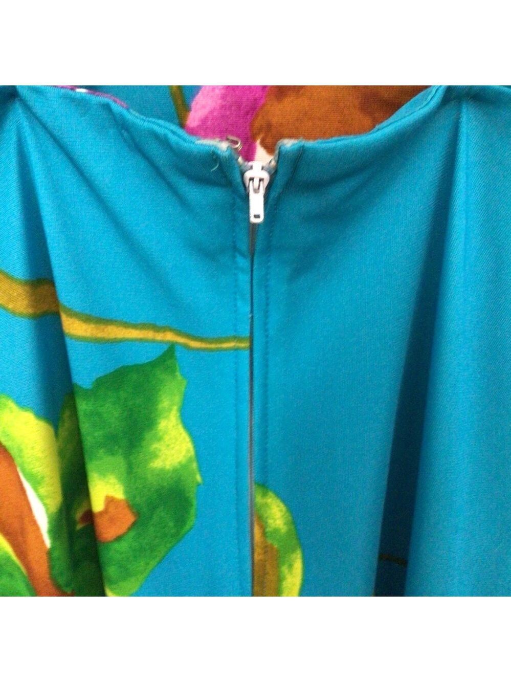 Tori Roberts Honolulu Vintage Floral Maxi Jumpsuit matching Jacket 70’s  sz 8 - Picture 8 of 13